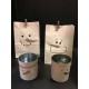 Sac en papier cadeau Bohomme de Neige