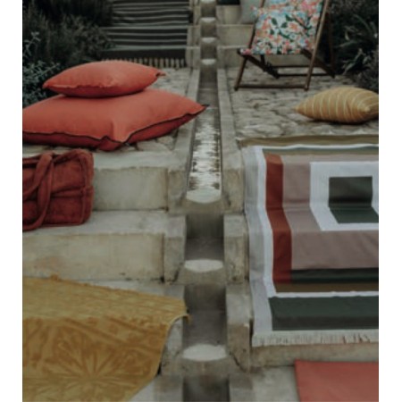 Serviette de plage doublé éponge