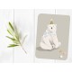 Carte Ours Blanc Minimel