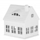 Maison photophore en porcelaine blanche Rader