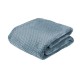 Plaid super Moelleux bleu baltique