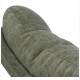 Fauteuil pivotant velours vert