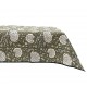 Nappe fleurie blockprint 160x160com ou 160x250cm