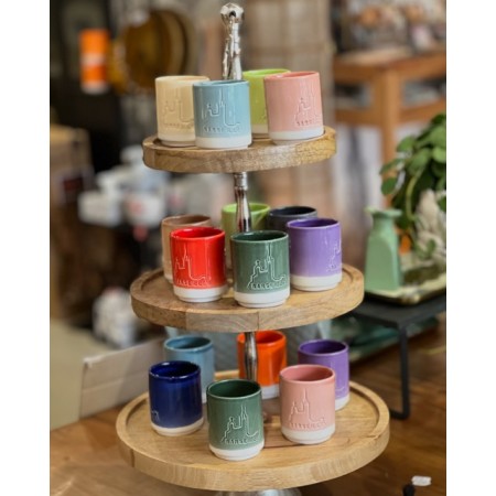 Tasses céramique émaillée Bonne Mère ou Mat Uni