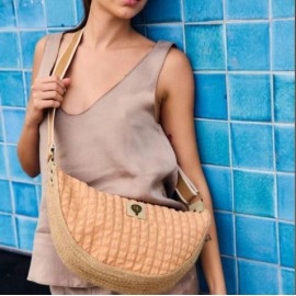 Sac porté travers gaufré