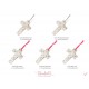 Croix porcelaine Liberty 