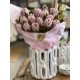 Roses et Eucalyptus Feutrine 100% naturelles