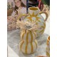 Vase raphia et rayures