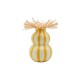 Vase raphia et rayures