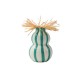 Vase raphia et rayures