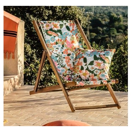 Coussin Outdoor Riviera rayures