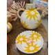 Vase raphia et rayures
