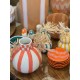 Vase raphia et rayures