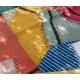 Drap de bain éponge et coton frangé