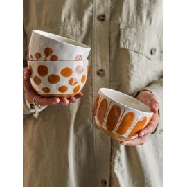 Mugs et bols motifs orange