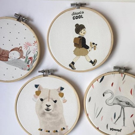 Cadre Rond Cercle A Broder Bebe Illustration Minimel Cadre Rond Cercle A Broder Bebe Illustration Minimel