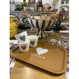 Mini tasses mug cœur léopard, zèbre ou girafe