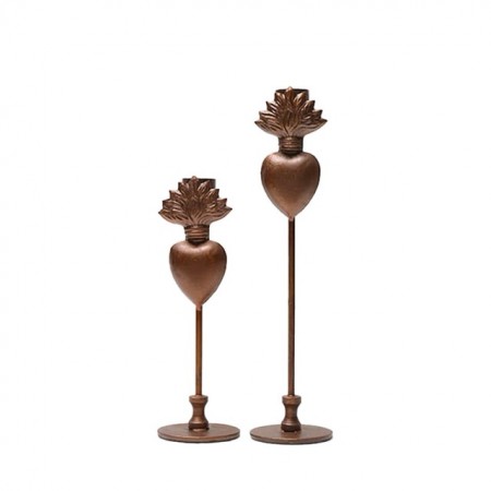 Bougeoir Coeur sacré Lot de 2