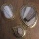 Trio de Miroirs marocain Laiton 