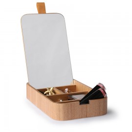 Boite à bijoux et miroir