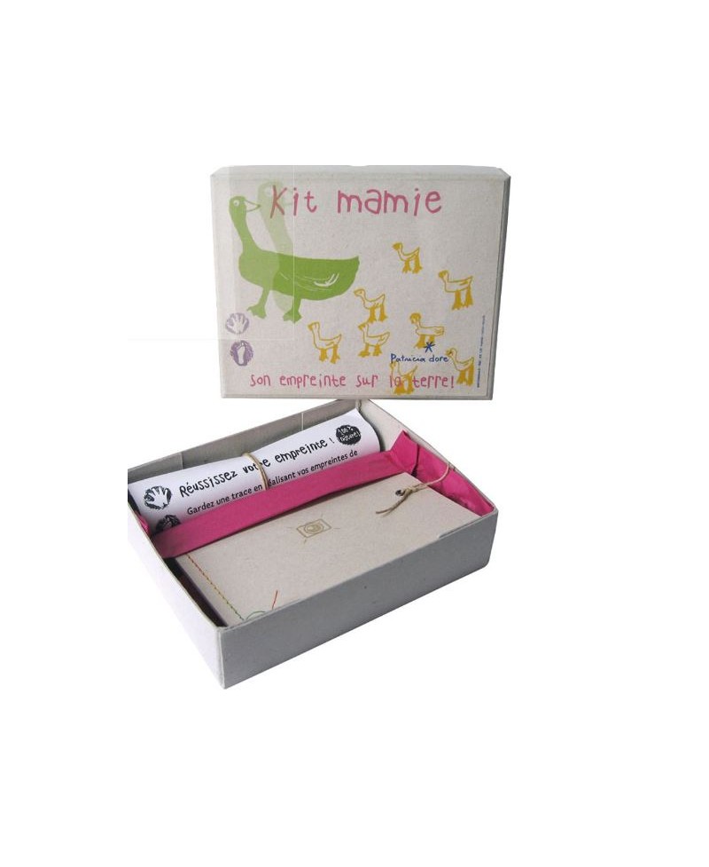 Kit activité moulage empreinte argile à faire avec mamie ou maman