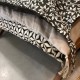 Edredon Sofa Cover coton imprimé vetiver/velours beige/Star brodé