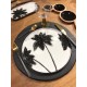 Assiettes plates palmier