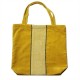 Sac cabas velours jaune