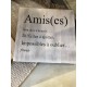 Plaque décorative à message bois 