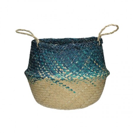 Panier Boule bicolore bleu onc de mer