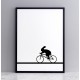 Affiche Sérigraphie Lapin HAM Vélo