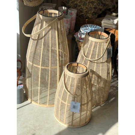 Lanterne bambou & Gaze de coton