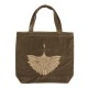 Sac Shopper velours Moutarde