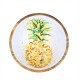 Plat manguier 38cm motif Ananas