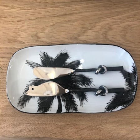set Couteaux à Fromage et beurre Souris manche nœuds