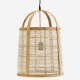 Suspension Lin Naturel sur Bambou