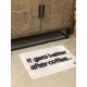 Tapis de bain "It gets better after coffee”