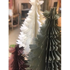 Sapin de Noël papier mâché à suspendre - Madame Stoltz