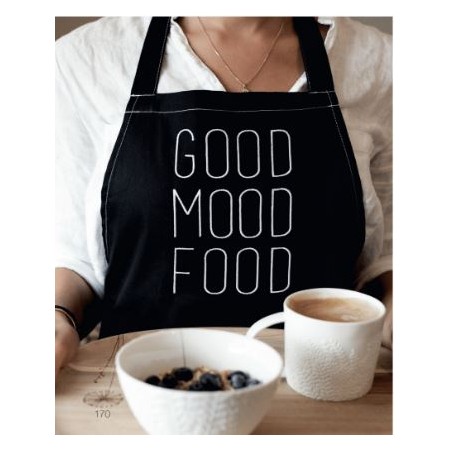 Tablier de cuisine Noir Good Mood