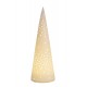 Sapin Porcelaine blanche led 30cm
