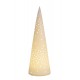 Sapin Porcelaine blanche led 30cm