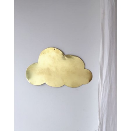 Nuage en Laiton Doré Création Artisanale