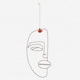 Décoration murale visage