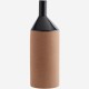 Vase haut beige 12x34 cm