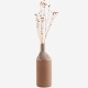 Vase haut beige 12x34 cm