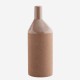 Vases bouteilles en terre cuite couleurs assorties