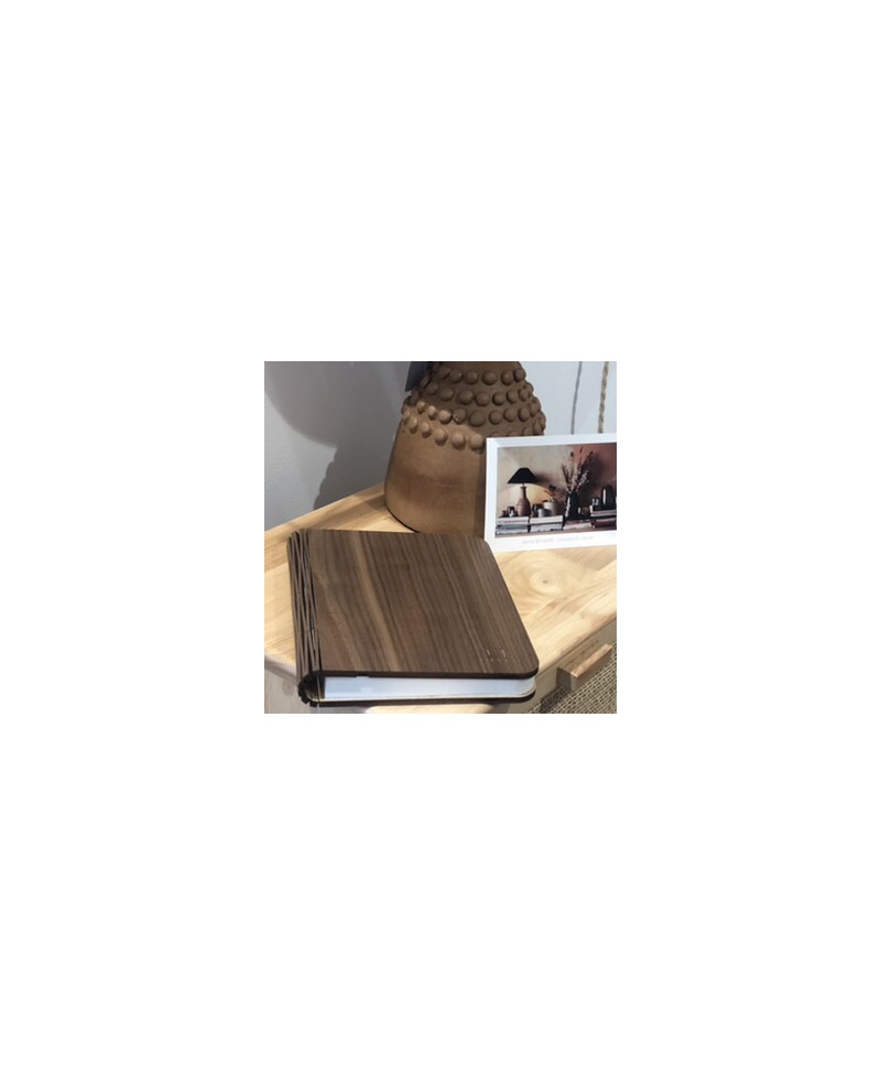 Lampe Livre lumineux bois noyer - Beau M Store