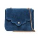sac main cuir irisé