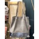 Sac Cabas cuir irise et pochette