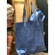 Sac Cabas cuir irise et pochette